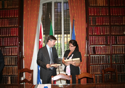 Viceministro dell’Agricoltura Olivero incontra il collega cubano Cèspedes