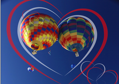 A San Valentino, l’Amore è… in mongolfiera