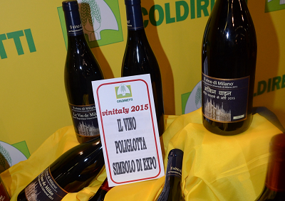 Coldiretti, il vino poliglotta in 42 lingue è il simbolo Expo