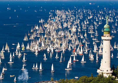 Barcolana da sogno per 2mila barche a vela nel Golfo di Trieste