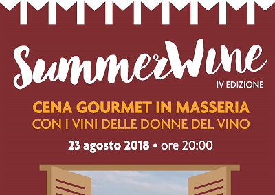 Summerwine 2018, cena gourmet in masseria