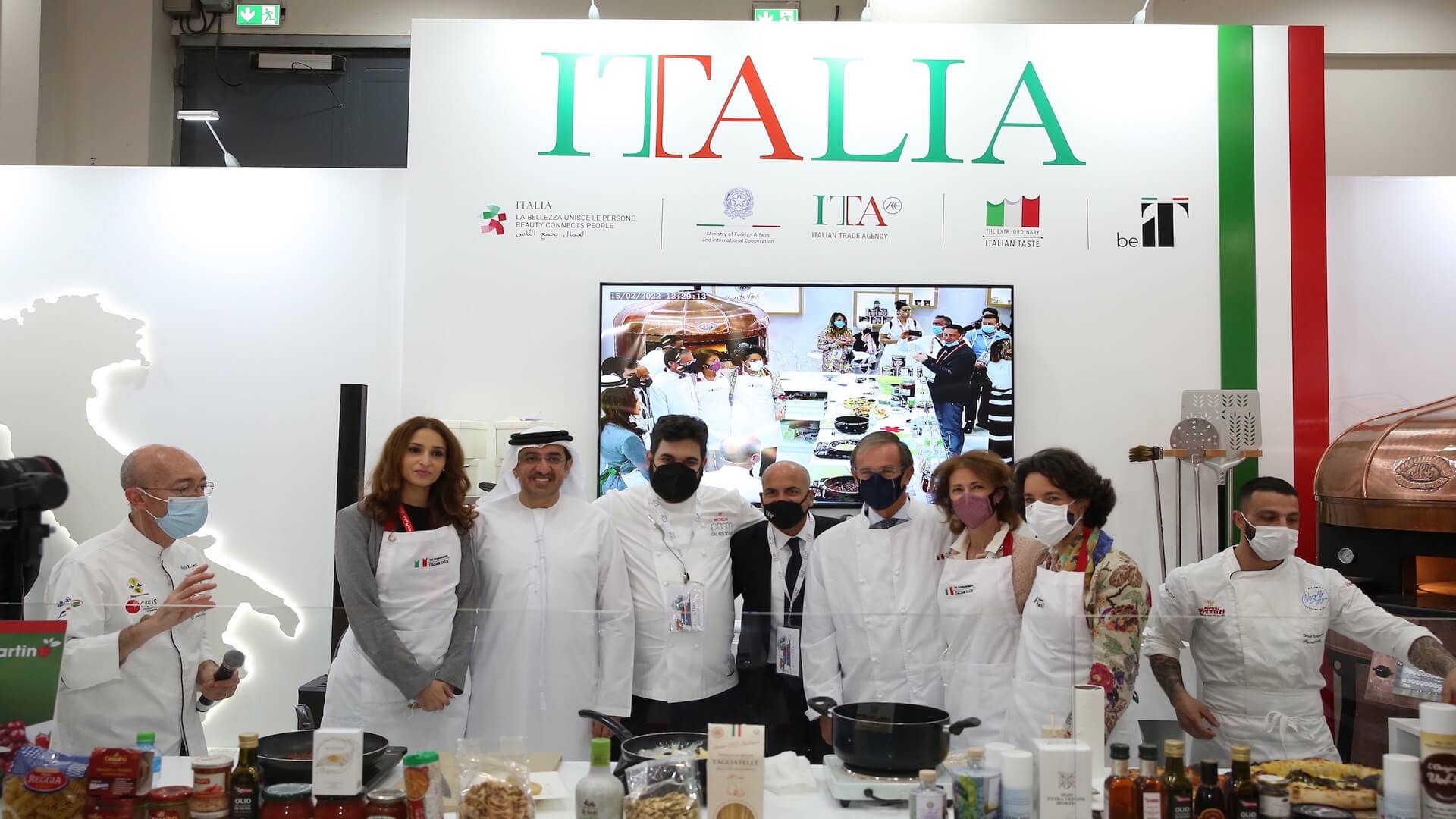 The Italian Food Lab hosts Michelin Starred Chefs’ Live Cooking shows at Gulfood 2022